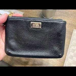 Coach leather wristlet